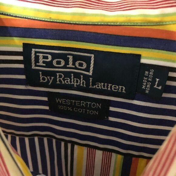 POLO by Ralph Lauren WESTERTON Men’s Shirt L - Picture 2 of 3